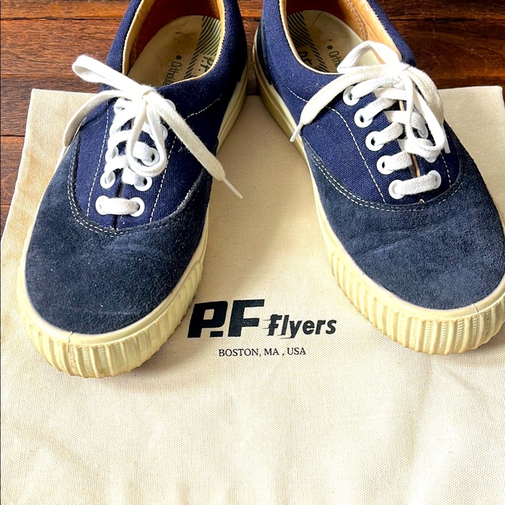 P.F. Flyers Men's Navy Sneakers